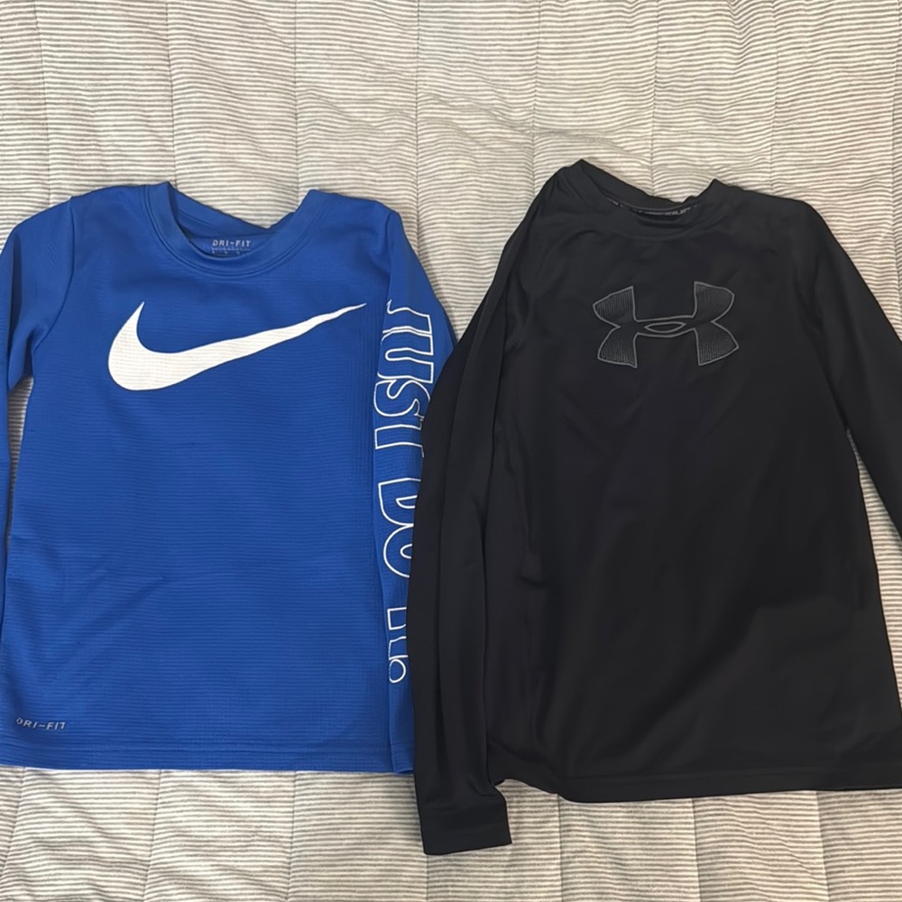 Under Armour and Nike Long Sleeve Tees